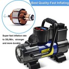 Tire Inflator Heavy Duty 12v Portable 150psi Car Tyre Auto Pump Air Compressor