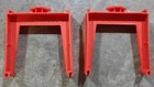 Vintage Hot Wheels Redline Era Track Trestle Red Single Lane Lot Of 2