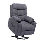 Power Lift Massage Heated Recliner Chair For Elderly Cup Holders remote Control
