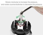 Adjustable Pressure Control Switch No nc 1 4  Npt Stainless Steel 15-145 Psi