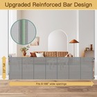 Reinforced 100  Wide 33  Tall Retractable Baby pet Gate With Support Rods Gray