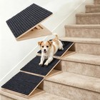 Adjustable Dog Ramp For Stairs - Anti-slip Pet Step For Small Dogs   Cats  Porta