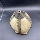 Antique Slag Glass Lamp Shade Globe  5 Panel Tulip Shade Only