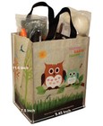 Ecojeannie Super Strong Laminated Mini Woven Reusable Shopping Tote Bag