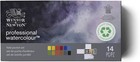 Winsor   Newton Professional Watercolor Paint Set   Compact   12 1 2 Pans  14pc