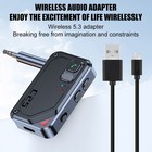 Bluetooth 5 3 Adapter Wireless Aux Receiver For Car plug Play Hands-free Calling