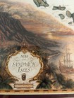 Framed Map The Sandwich Isles By Artist Blaise Domino 1988 Hawaii Captain Cook