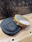 Stoessel 10   Orchestral Tambourine  Double Row W mixed Jingles- Incredibly Rare