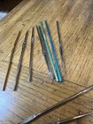 Lot Of 10 Vintage Crochet Hooks Variety Colors   Sizes