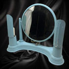 Vintage Bel Ayre Art Deco Boudoir Vanity Mirror Lighted Makeup Powder Blue