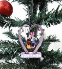 Disney Mickey Mouse Christmas Ornament Minnie Mouse Holiday Tree Decor Love 2d