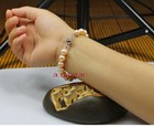 Aaaaa 18 10-11mm Natural South Sea Gold Pink Pearl Sets Bracelet Necklace 14k