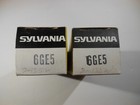 2 Vintage 6ge5 Nos Sylvania Radio Audio Amplifier Tested Vacuum Tubes
