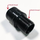 Steel Thread Adapter 578x28 To 5 8x24---2 4 6 9 Pack