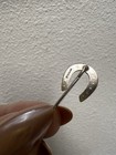 Antique Edwardian Sterling Silver Rhinestone Diamond Horseshoe Hat Stick Pin Vtg