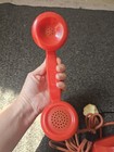 Vintage Bell System Western Electric 302 Pekin Red Rotary Dial Working  1940s