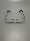 Burberry Be1389 1109 Eyeglasses 54-16-145 Light Gold Metal Rectangle Frames