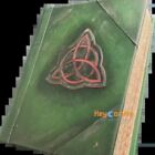 Charmed Book Of Shadows Green Journal Cover Bound Journal Spell Record Spellbook