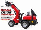 Telehandler Wheel Loader Kubota D1105 Diesel Bucket   Pallet Fork Attachments