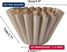 1-4 Cup Basket Coffee Filters natural Brown Biodegradable Basket Filters Paper U