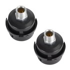 2x Filter Metal Air Compressor Intake Filter Noise Muffler Silencer 1 2 pt 20mm
