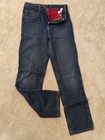 Ll Bean Boys Fleece Lined Jeans  Size 14 With Adjustable Waist