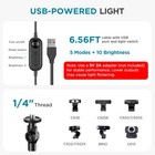 Desk Ring Light With Stand  60 Led 10w Overhead Portable Selfie Light Video C   