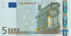 Portugal Euro   5 Euro 2002   pick 8m   u007   jean Claude Trichet   crisp Gem Unc
