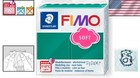 Crafting With Fimo Soft Polymer Clay - 57g Emerald  Bakeable   Versatile