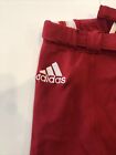 Game Worn Used Indiana Hoosiers Red Football Pants  dbl Stripe On Sides  Size M