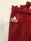 Game Worn Used Indiana Hoosiers Red Football Pants  dbl Stripe On Sides  Size S