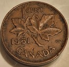 1939 Canadian George Vi One Cent Coin  Great Condition Vintage Coin 