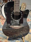 Ovation 2771ax Pro Series Standard Balladeer Deep Contour Guitar Black  cracked 