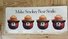 Rare 1992 Smokey Bear Pull-tab Poster    Make Smokey Bear Smile    Us Forest Service