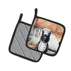 Belgian Sheepdog The Chef Pair Of Pot Holders Dac6201pthd