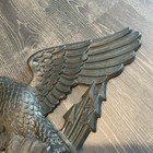 Vintage Large Plastic Eagle Black Door Garage Wall Decor 31in Wingspan