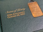 Vintage Copper Medal Ingot - Statue Of Liberty - 100th Anniversray 1886 - 1986