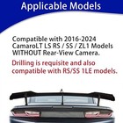 Rear Spoiler Trunk Wing Zl1   1le Style Gloss Black For 2016- 2022 Chevy Camaro 