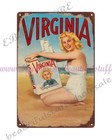 Virginia Cigarettes Tobacco Metal Tin Sign All Home Decor Furniture