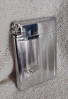 Vtg Royal Case-lite Cigarette Case   Lighter Art Deco Design Engraved Mm Or Ww
