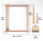 Weaving Loom Kit9   11inch Wooden Weaving Loom For Kidsadult And Beginners