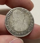 Peru - 1795 Ij Silver 2 Reales - Popular