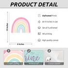 Girls Room Wall Art Canvas Poster Nursery Wall Decor Baby Pictures Pink Paste   