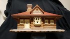 Byron Molds Vintage Hand Painted Christmas Village Lighted Ranch Style House