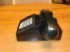Vintage Cortelco 250000-vba-20m Black Push Button Desk Phone 