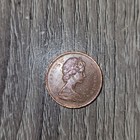 1968 Canadian Maple Leaf Twig Penny 1 Cent