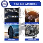 2 Pcs Front Lower Rear Suspension Kit Ctrl Arm Ball Joints For Glk250 350 10-15