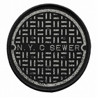 Nyc Sewer Manhole Cover Embroidered Patch 3in Iron-on New York Souvenir Applique