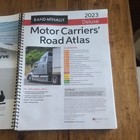 Rand Mcnally 2023 Deluxe Motor Carriers Road Atlas  Laminated 15  X 11 