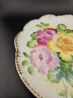 Flambeau Limoges Hand-painted German Plate With Flowers And Foliage With Gold 
